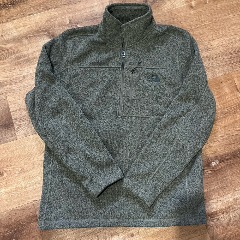 The North Face 1/4 Zip Fleece Pullover Sz Large